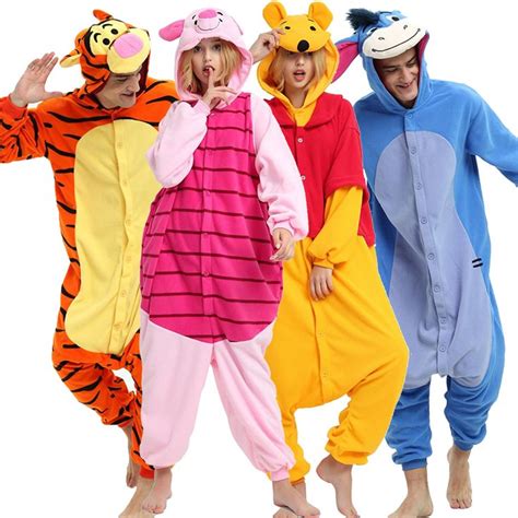 Winnie the Pooh Bear Onesie | Winnie the pooh costume, Tigger costume, Cute group halloween costumes