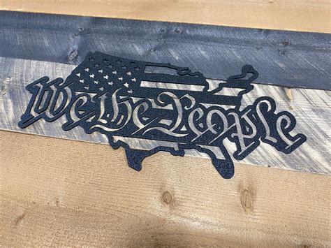 We the People Flag American Flag Metal Flag | Etsy