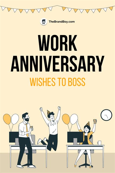 Happy Work Anniversary To Boss