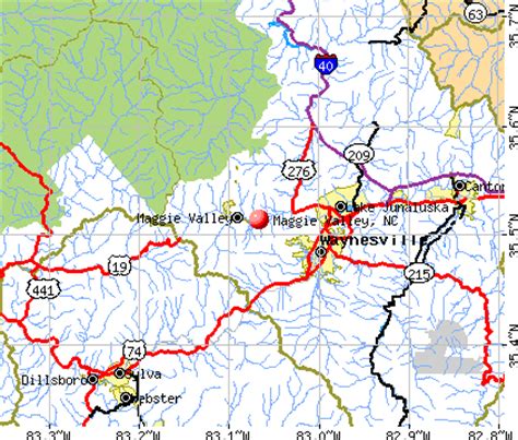 Maggie Valley Nc Map - Zip Code Map