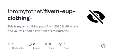 GitHub - tommytothet/fivem-eup-clothing-: This is my old clothing pack from 2020 it still works ...