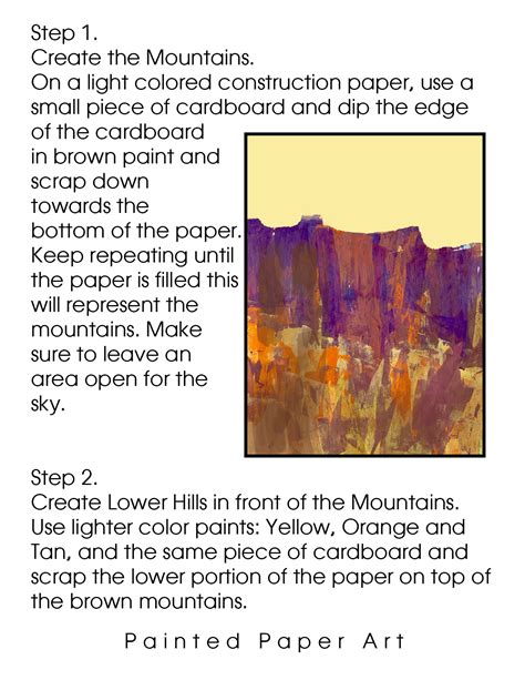 Native American Abstract Landscapes – Painted Paper Art