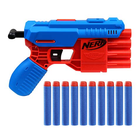 Buy Nerf Alpha Strike Fang QS-4 Toy Blaster, 4-Dart Blasting Fire 4 ...