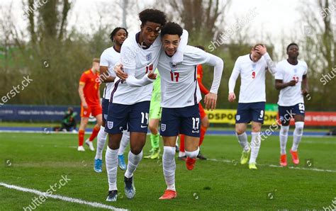 Carney Chukwuemeka England Under 18s Celebrates Editorial Stock Photo ...