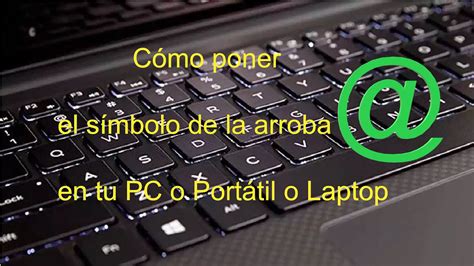 Como Poner La Arroba En Una Laptop Hp Como Poner El Simbolo De La | Porn Sex Picture