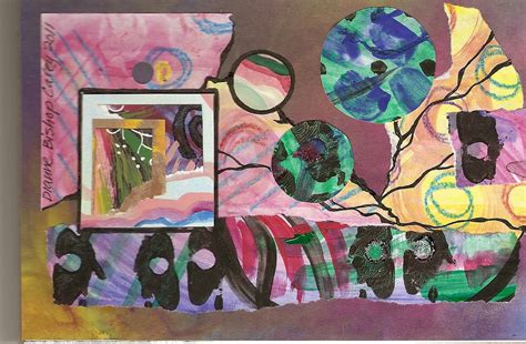 Art Beneath the Cottonwoods: Painted Paper Collage from Scraps