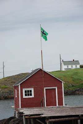 Fogo Projects: Vinland flag at Change Islands