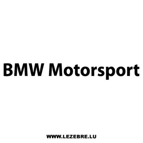 BMW Motorsport Logo - LogoDix