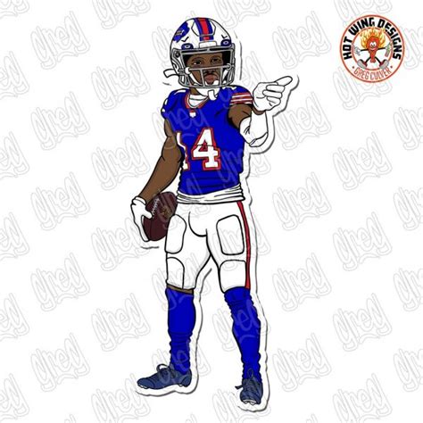 Diggs Touchdown Sticker | Hot Wing Designs