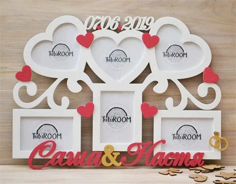 Wedding Collage Picture Frame Laser Cut CDR File Free Download | Vecty