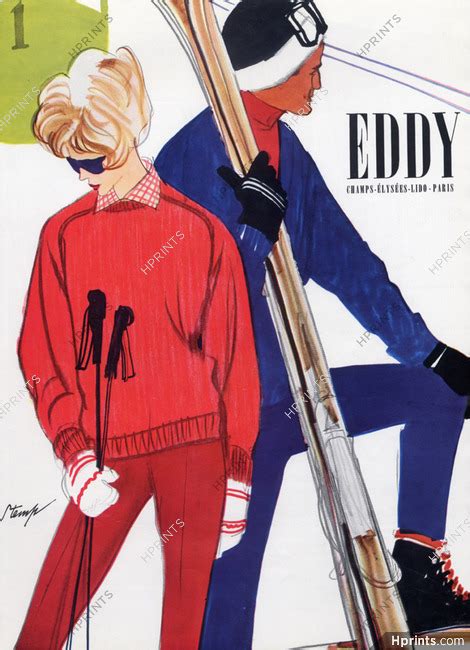 Eddy (Clothing) 1961 Stemp Fashion Sport Skiing