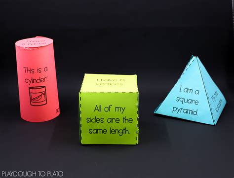3D Shape Activities - Playdough To Plato