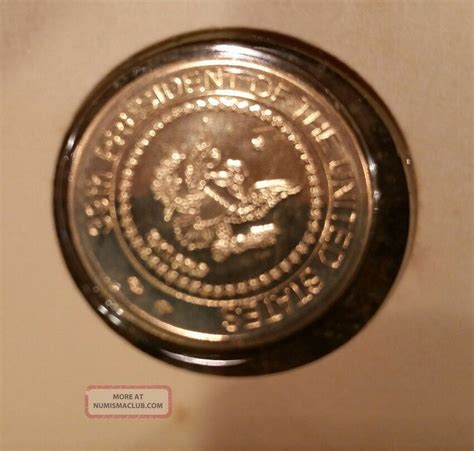 Jimmy Carter Official 1977 Presidential Inaugural Gold Medal