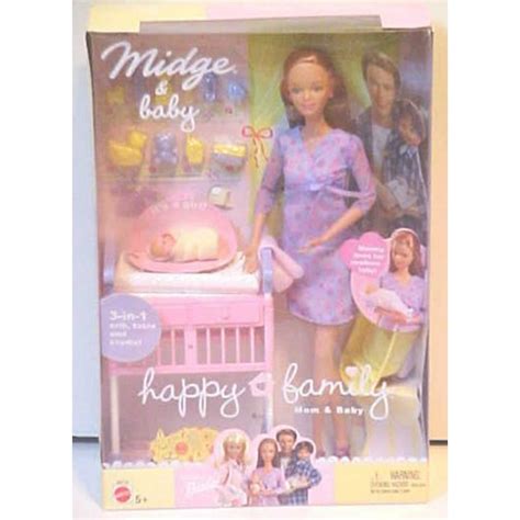 Barbie Happy Family Pregnant Midge & Biy - Walmart.com - Walmart.com