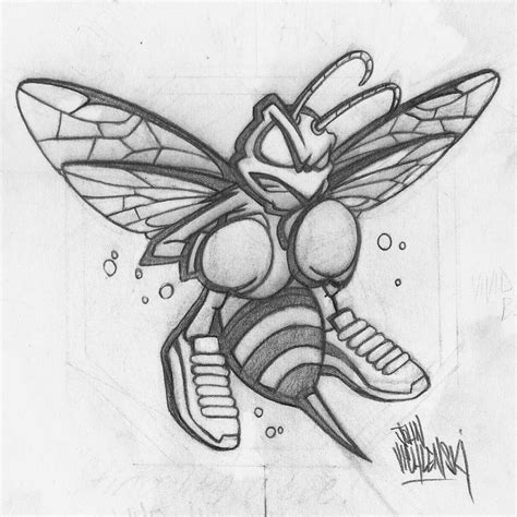 Hornet Sketch by EffectusClothing on DeviantArt