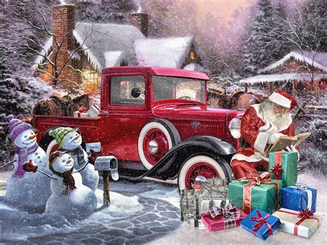 Red Truck Winter Wallpapers - Wallpaper Cave