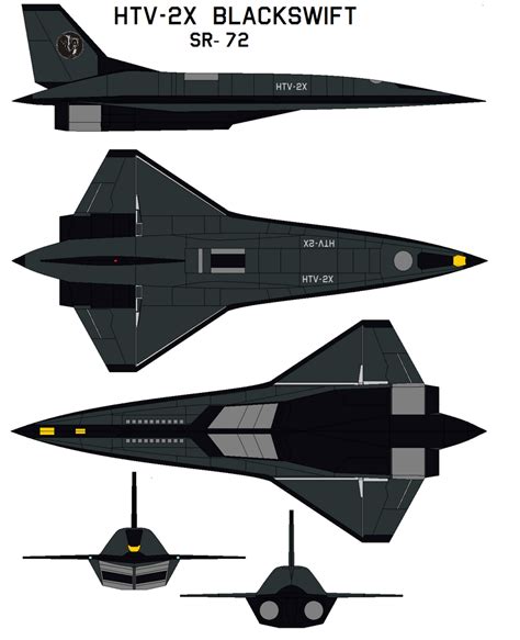 Lockheed Martin HTV-2X Blackswift SR-72 by bagera3005 on DeviantArt