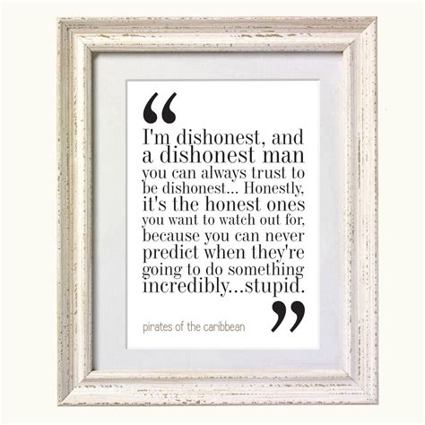 Movie Quote Pirates of the Caribbean. Typography Print. 8x10 - Etsy