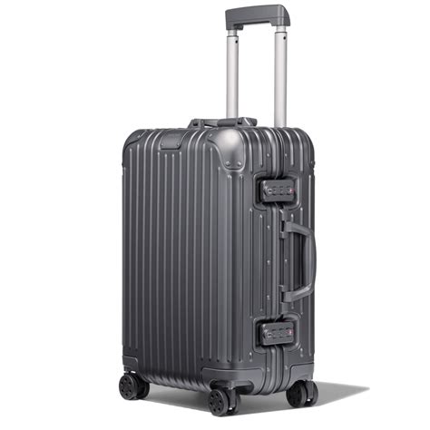 Original Cabin Aluminium Carry-On Suitcase | Mercury Grey | RIMOWA