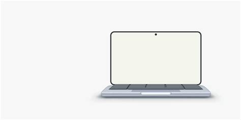 new open laptop front view on white 26297369 Vector Art at Vecteezy