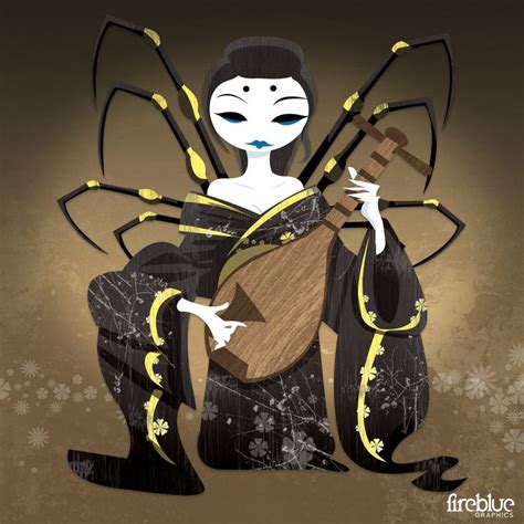 jorogumo | Mythical creatures, Japanese folklore, Character art