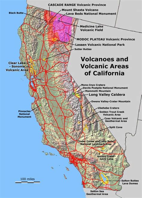 Geology Cafe.com | Lassen volcanic national park, Medicine lake, Lava beds national monument