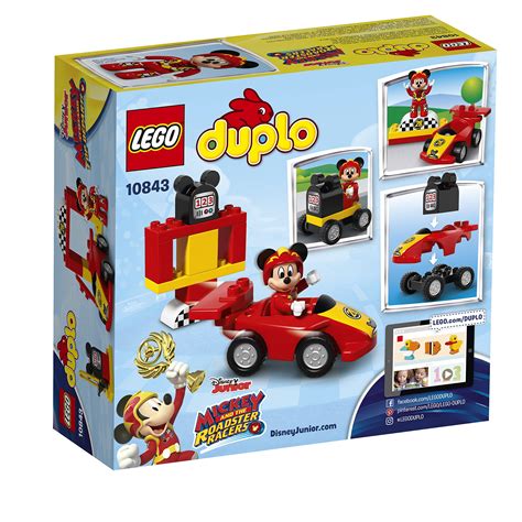 LEGO DUPLO Brand Disney 6174752 Mickey Racer 10843 Building Kit (15 ...