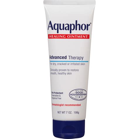 Aquaphor + Aquaphor Healing Ointment Advanced Therapy Skin Protectant, 7 Oz