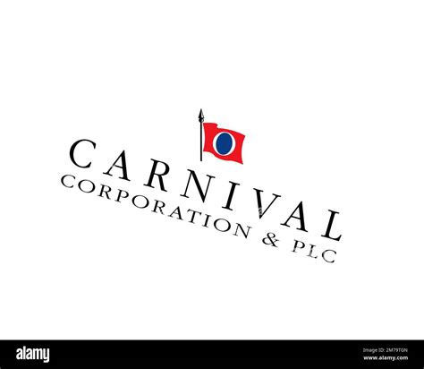 Carnival Corporation & plc, rotated logo, white background B Stock Photo - Alamy