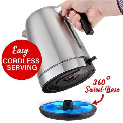 7-Cup Stainless Steel Cordless Electric Kettle - Coffee Units - Buy ...