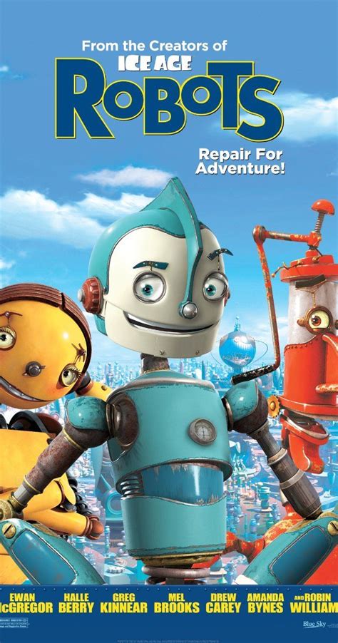 Robots (2005) - IMDb | Kid movies, Animated movies, Childhood movies