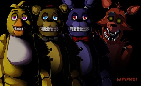 FNAF - the band by LadyFiszi on DeviantArt