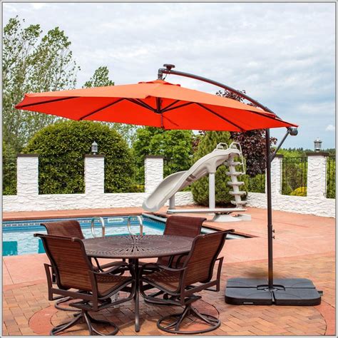 Cantilever Patio Umbrella With Solar Lights - Patios : Home Decorating Ideas #jbwEXJOn8n