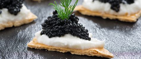 Caviar Canapés | Traditional Appetizer From France