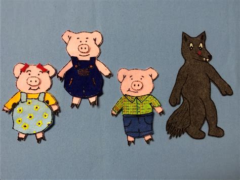 Library Village: Flannel Friday - The Three Little Pigs