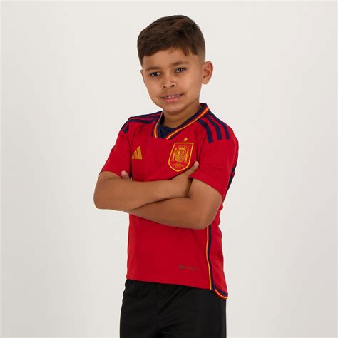 Adidas Spain 2022 Home Kids Soccer Jersey - FutFanatics