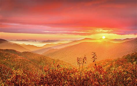 Sunrise Over Maggie Valley Photograph by Jordan Hill - Pixels