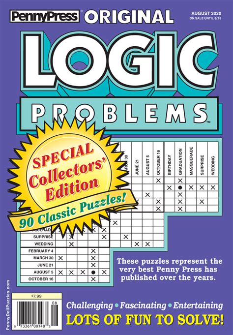 Original Logic Problems - Penny Dell Puzzles