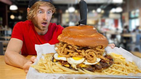 THIS BURGER CHALLENGE HAS DEFEATED 1,000+ PEOPLE! | ELECTRIC EATS THE ...