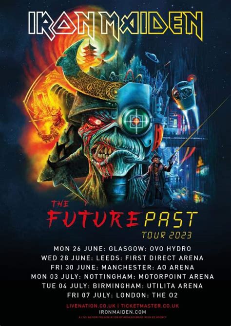 Iron Maiden Announce The Future Past Tour, UK dates for 2023 - Soundsphere magazine