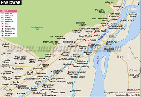 Haridwar City Map