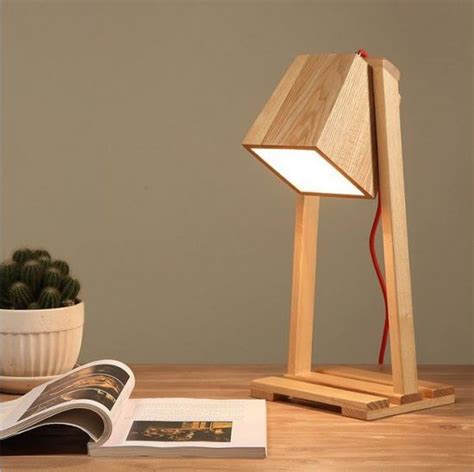 [Hot Item] LED Wooden Desk Lamps Wood Handicrafts Table Lamp | Holzleuchte, Holztischlampen ...