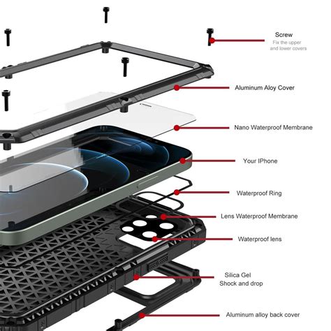 iPhone 14 Waterproof Shockproof Case