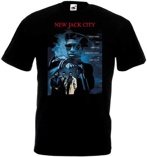 New Jack City T Shirt Black Poster All Sizes S 5Xl-in T-Shirts from Men ...