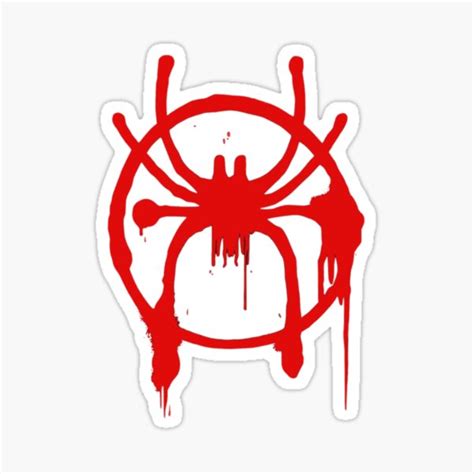 "miles morales logo " Sticker for Sale by amperstancez | Redbubble