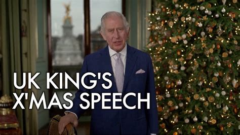 Hear UK King Charles' Christmas message that addresses global conflict, environment - YouTube