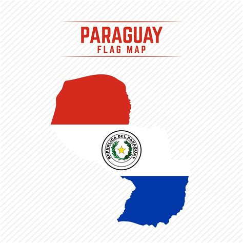 Flag Map of Paraguay 2400667 Vector Art at Vecteezy