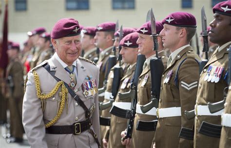 King Charles III, the Honorary Colonel of the Parachute Regiment ...