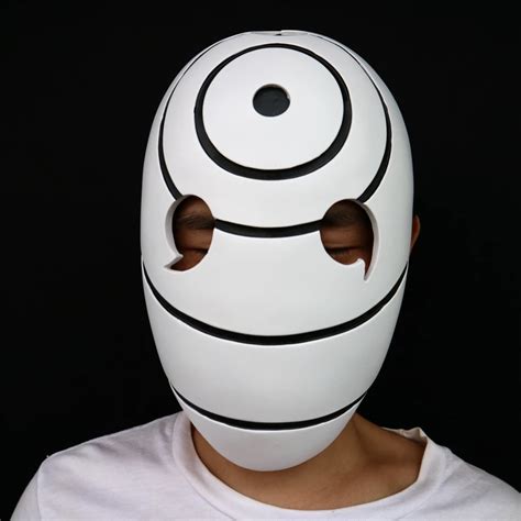 Free Shipping China Manufacture White Resin Naruto Obito Mask Tobi Madara Anime Masks Halloween ...