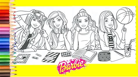 Barbie Life In The Dreamhouse Coloring Pages